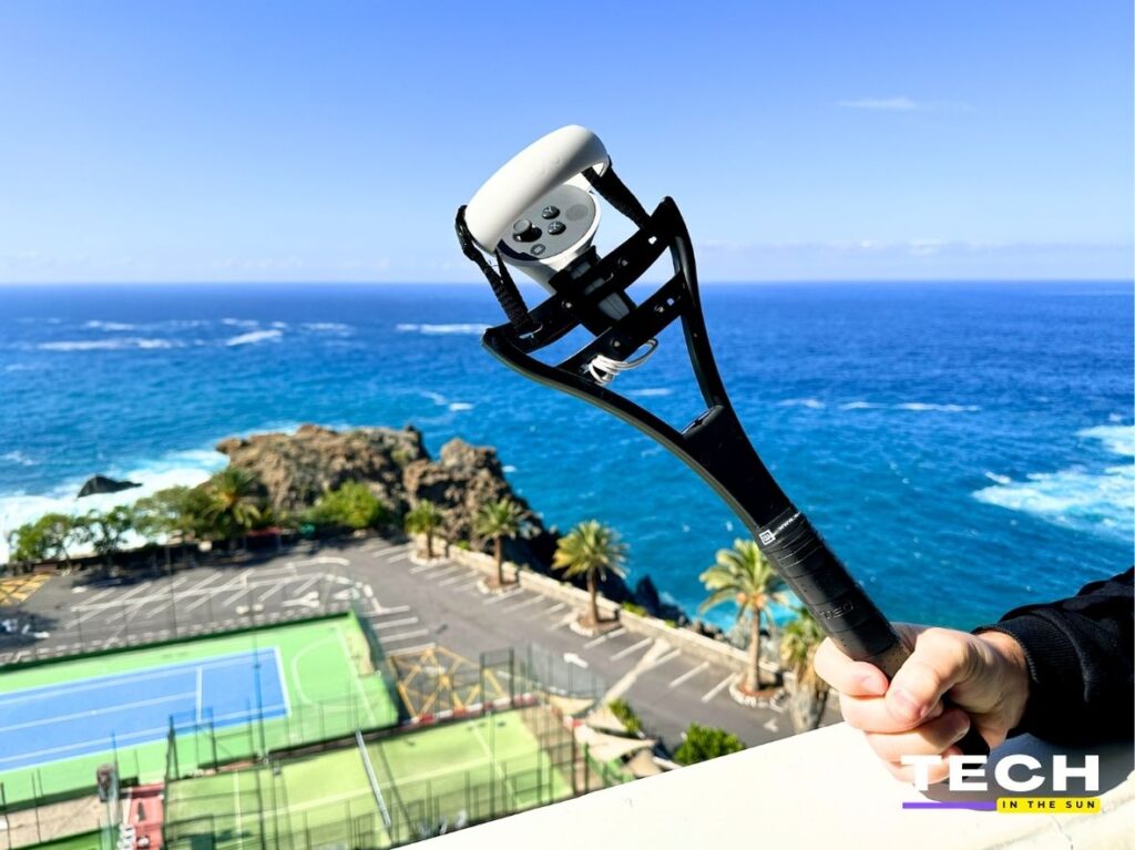 Haptic Racket for Meta Quest 2 -Sense Arena tennis virtual reality tennis training tool